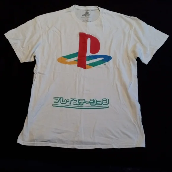 Sony Shirts Playstation Japanese Kanji Tee Poshmark
